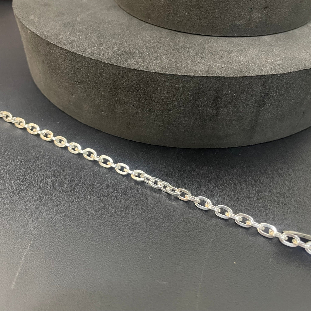 Silver Mens Bracelet Link Design 925