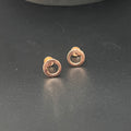 Silver Rosegold Studs Cat