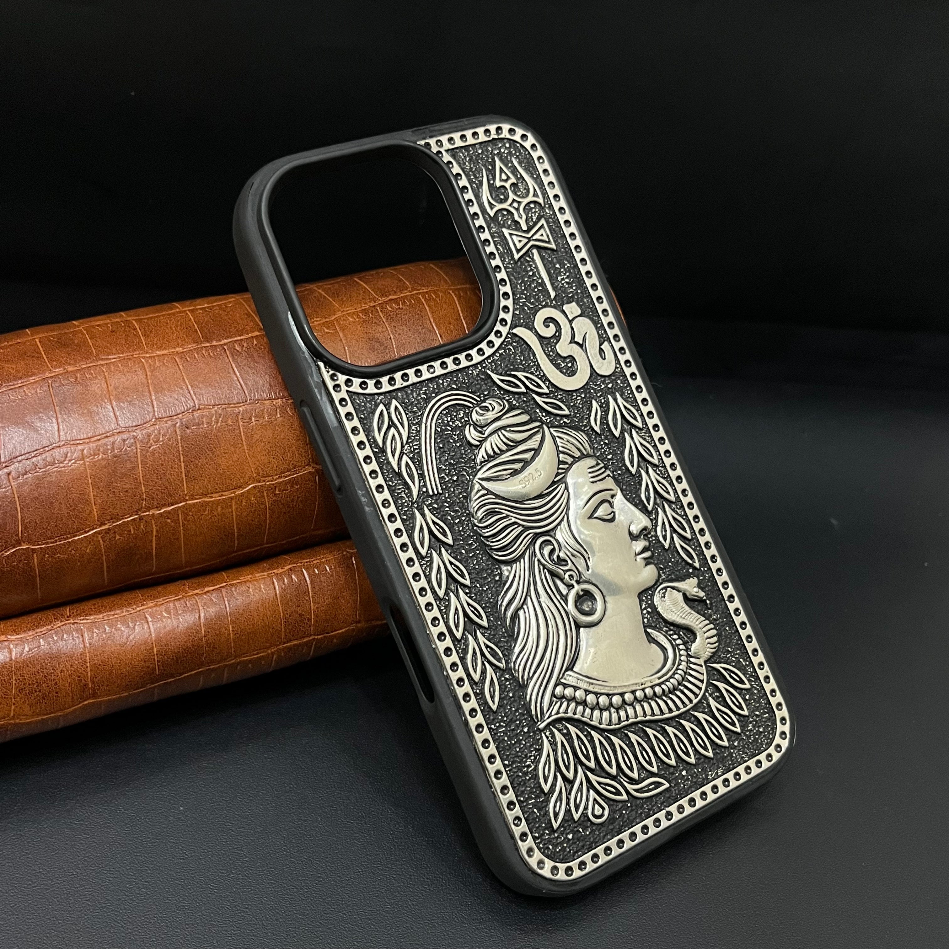 Silver Shivji IPhone 14 Back Case 925
