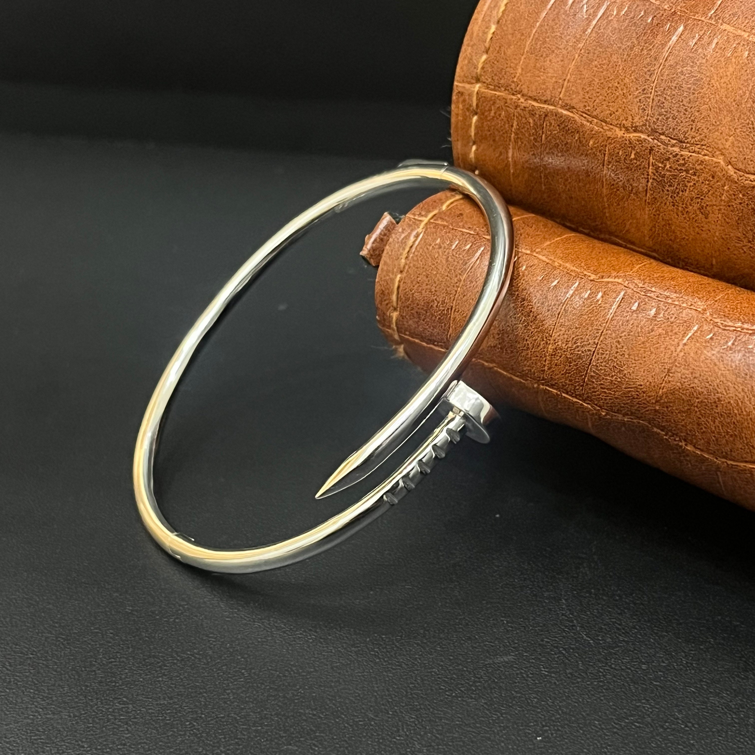 Silver Unisex Nail Kada