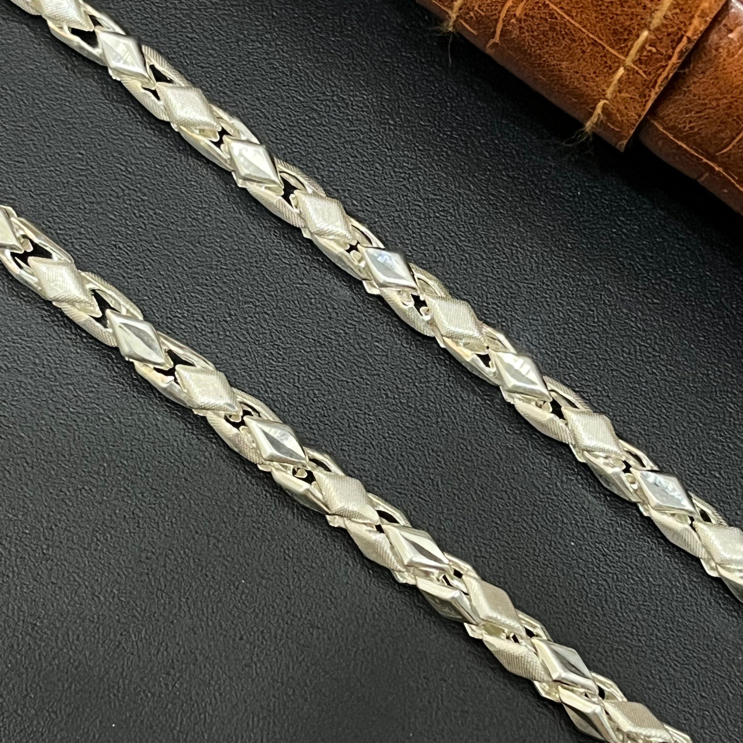 Silver Mens Kathli Chain SF 925