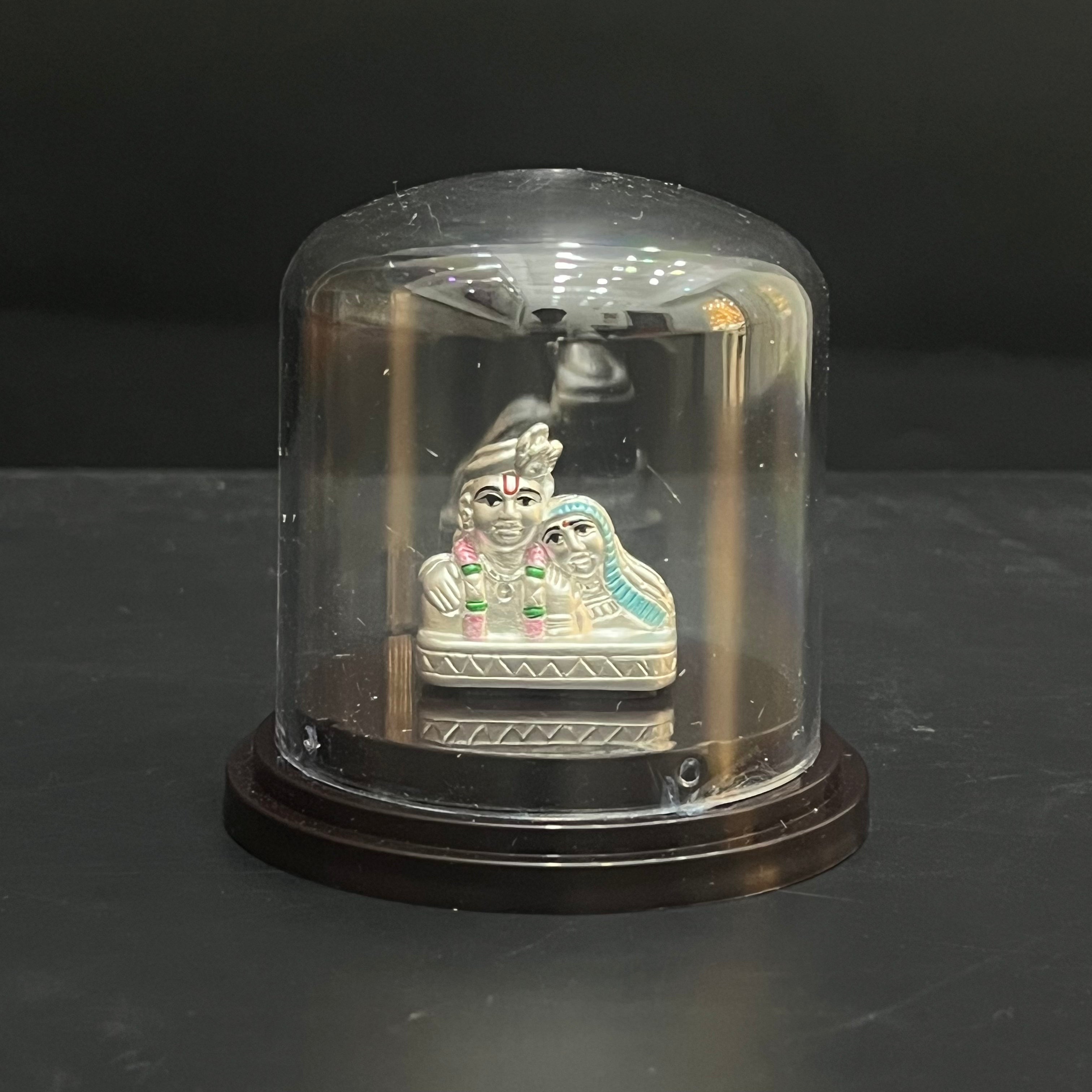 Silver Idol Radha Krishna 999