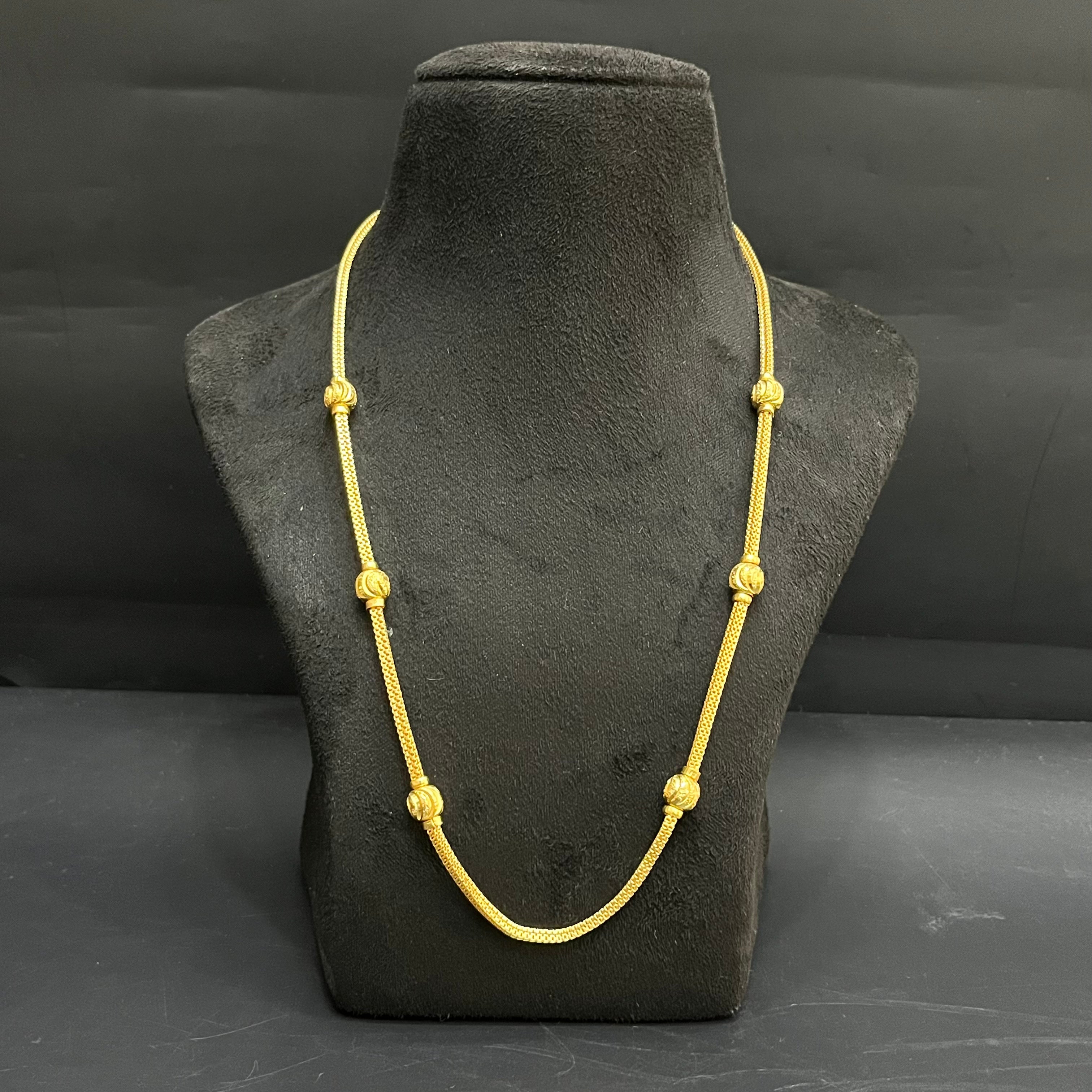 Silver Ladies Chain Classic Dokiya Edition Gold Finish M01 925