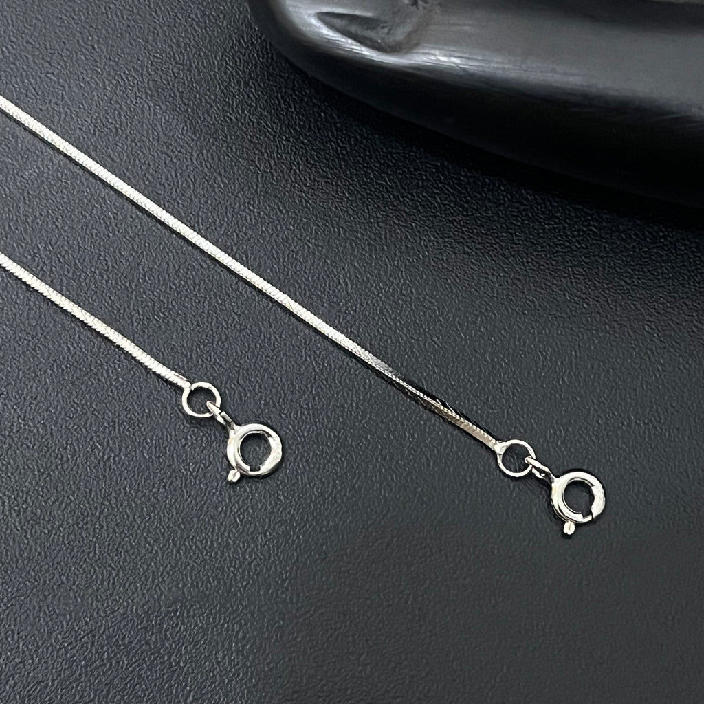 Silver Ladies Anklet Flat 925