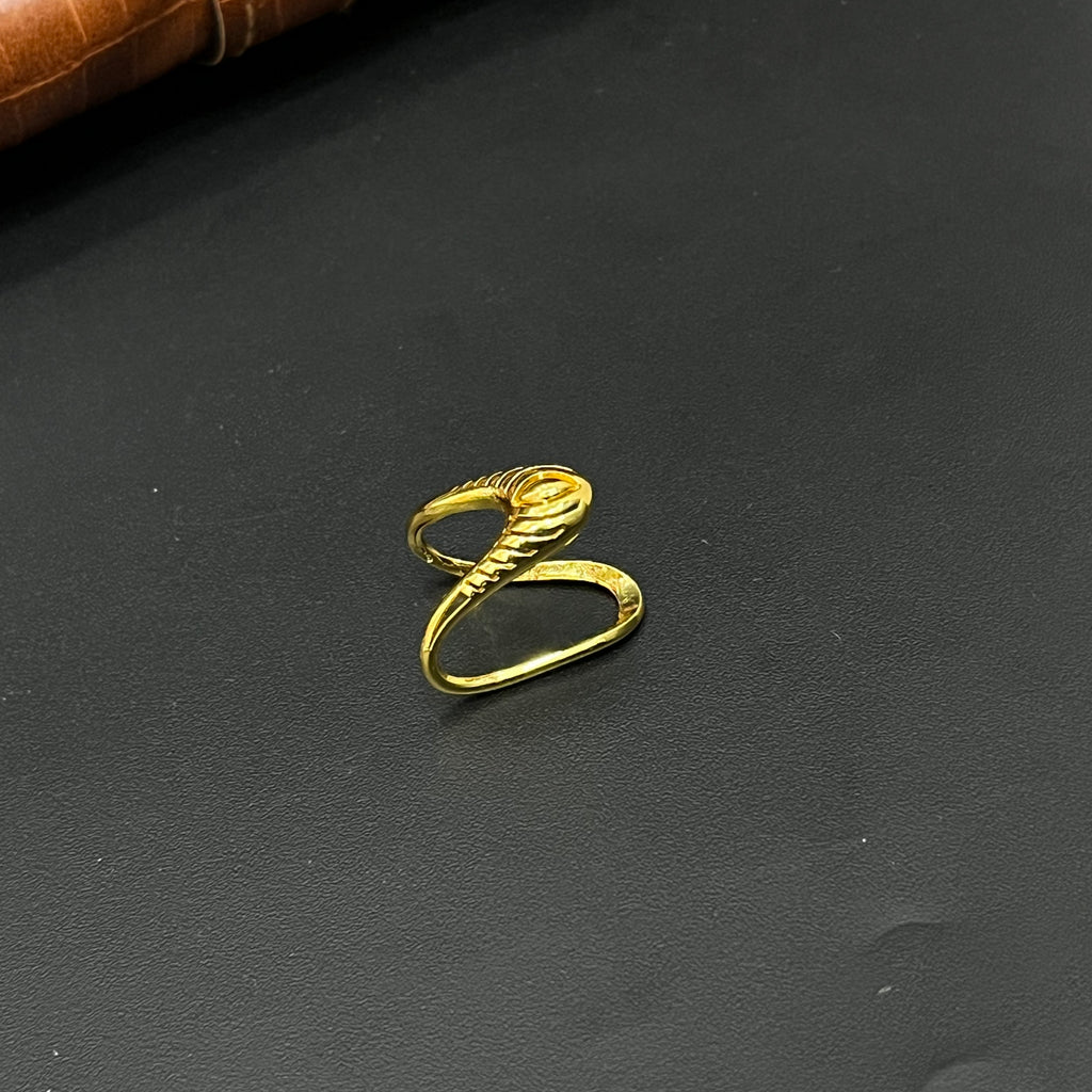 Silver Vanki Ring Gold Finished V01