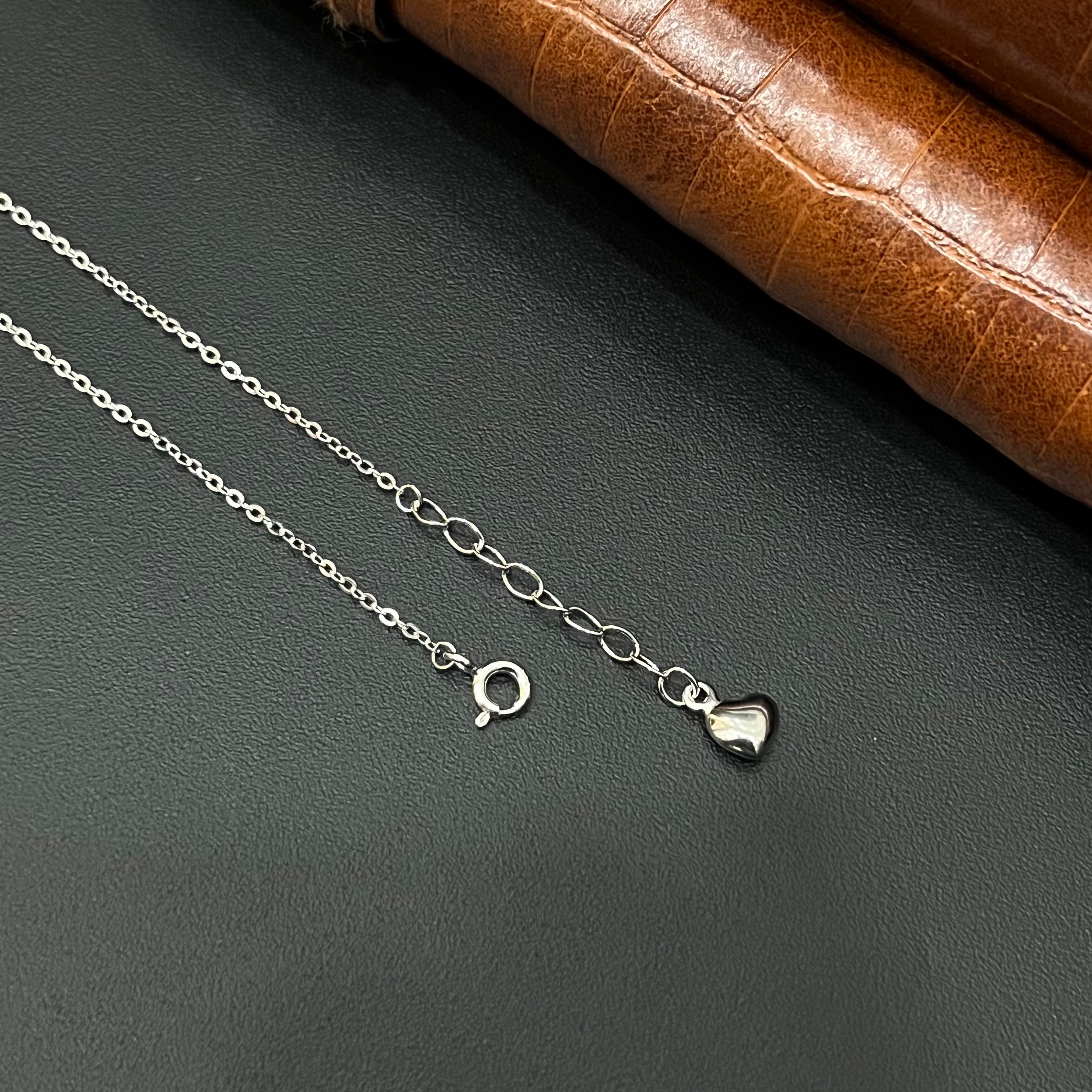 Silver Ladies Chain Double Butterfly With Pearl Hanging