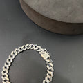 Silver Mens Bracelet Royal Cuban Twist Edition 925