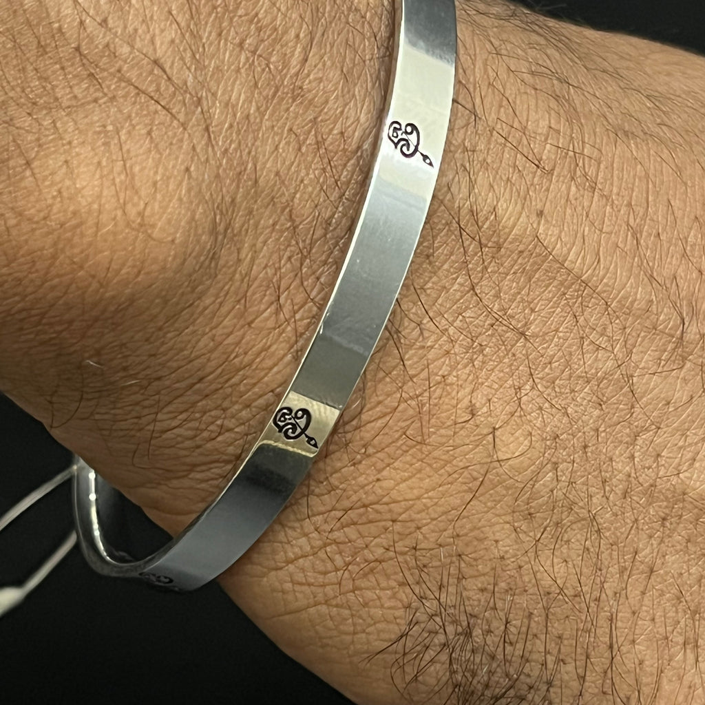 Silver Mens Kada 1