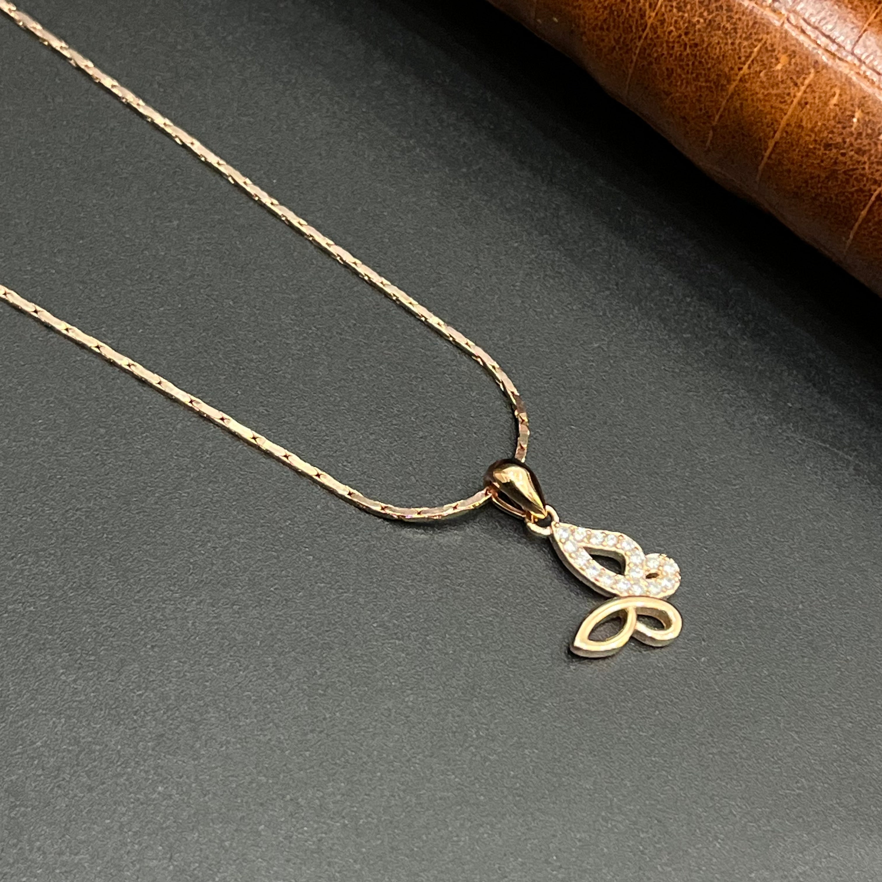 Silver Ladies Pendant Infinity Butterfly Edition Rose Gold 925
