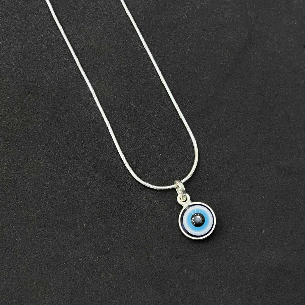 Silver Evil Eye Pendant