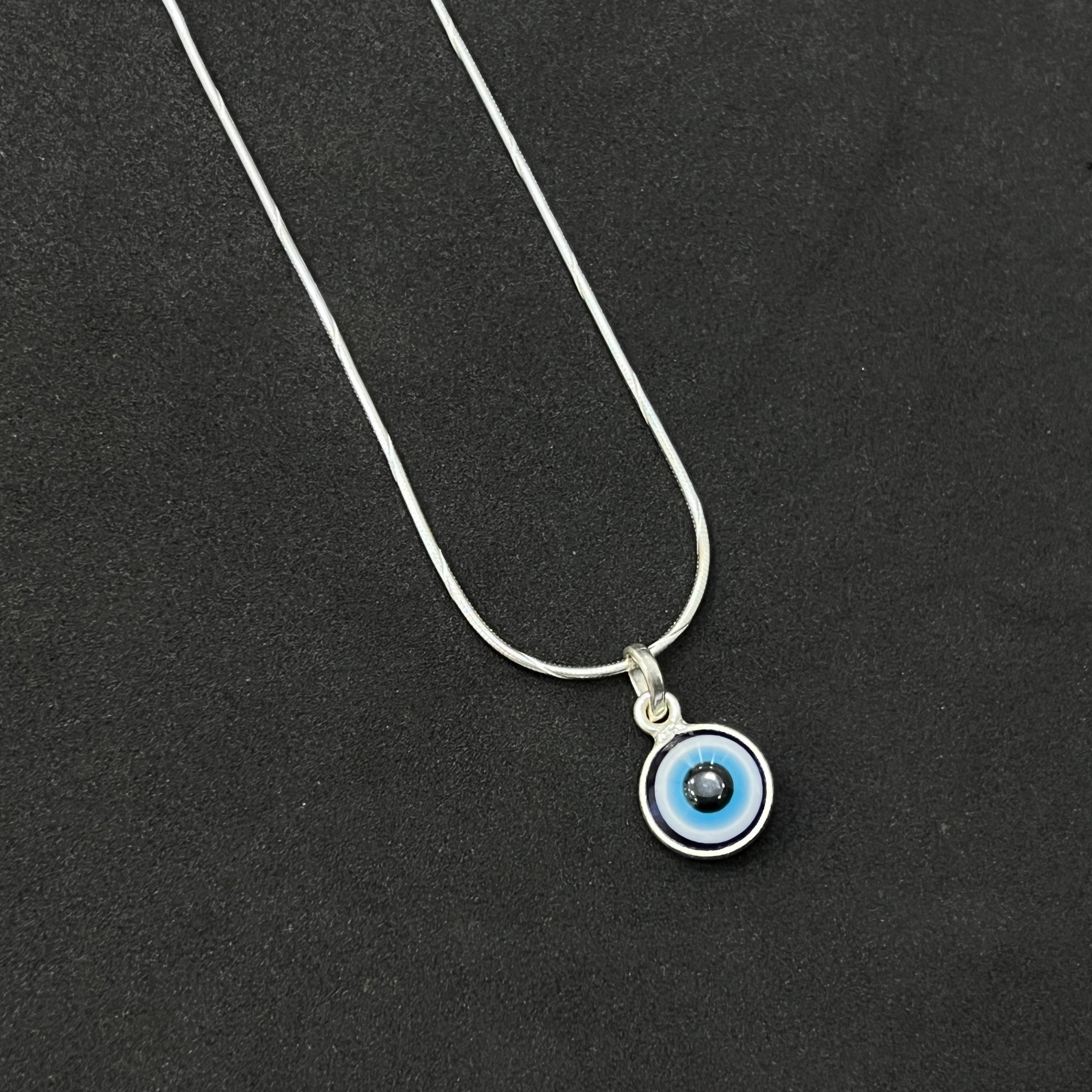 Silver Evil Eye Pendant