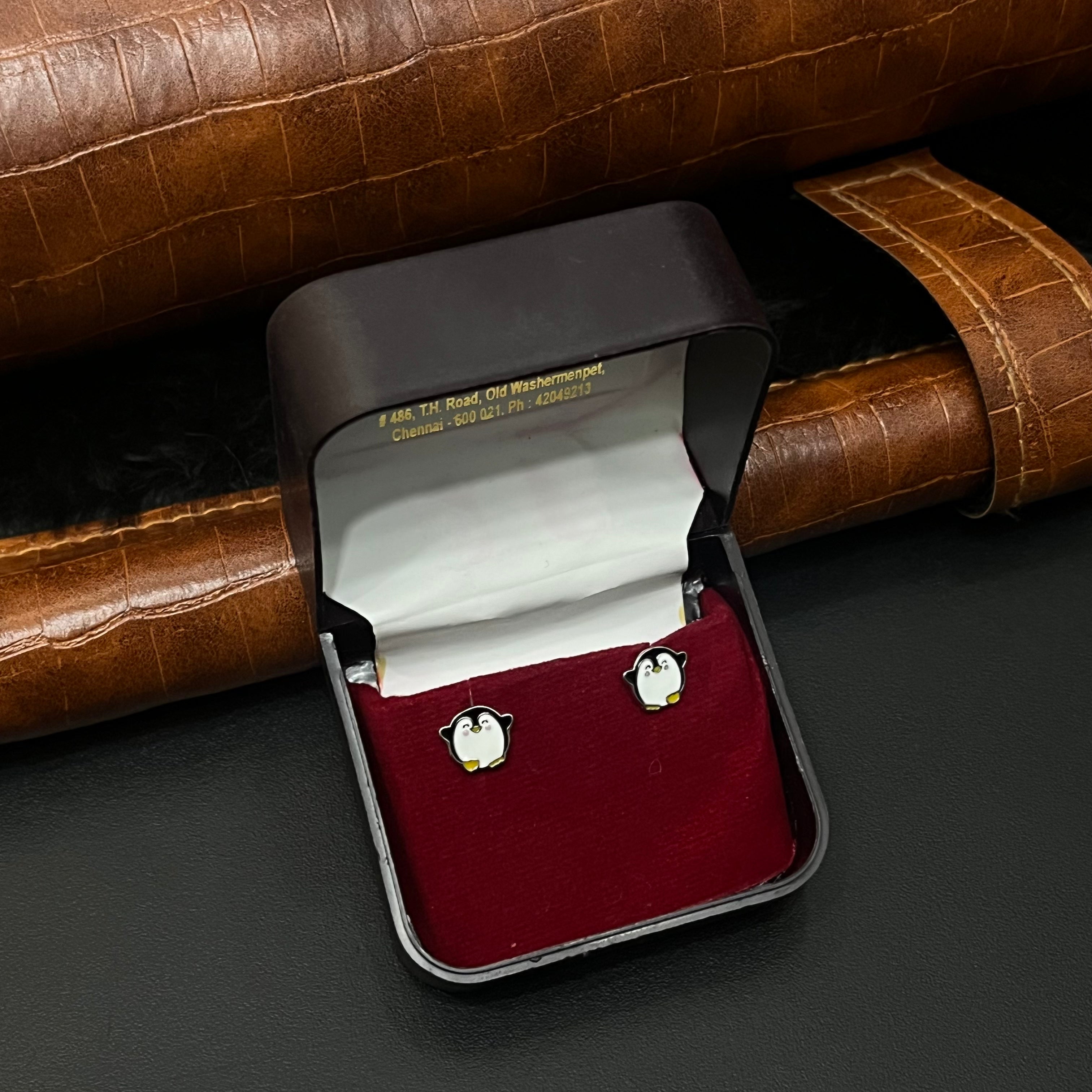 Silver Baby Set Penguins