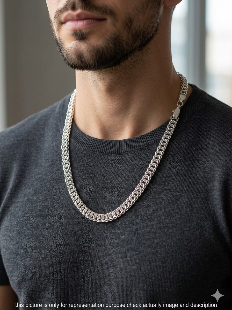 Silver Mens chain_Indo Italy (Regular Silver)