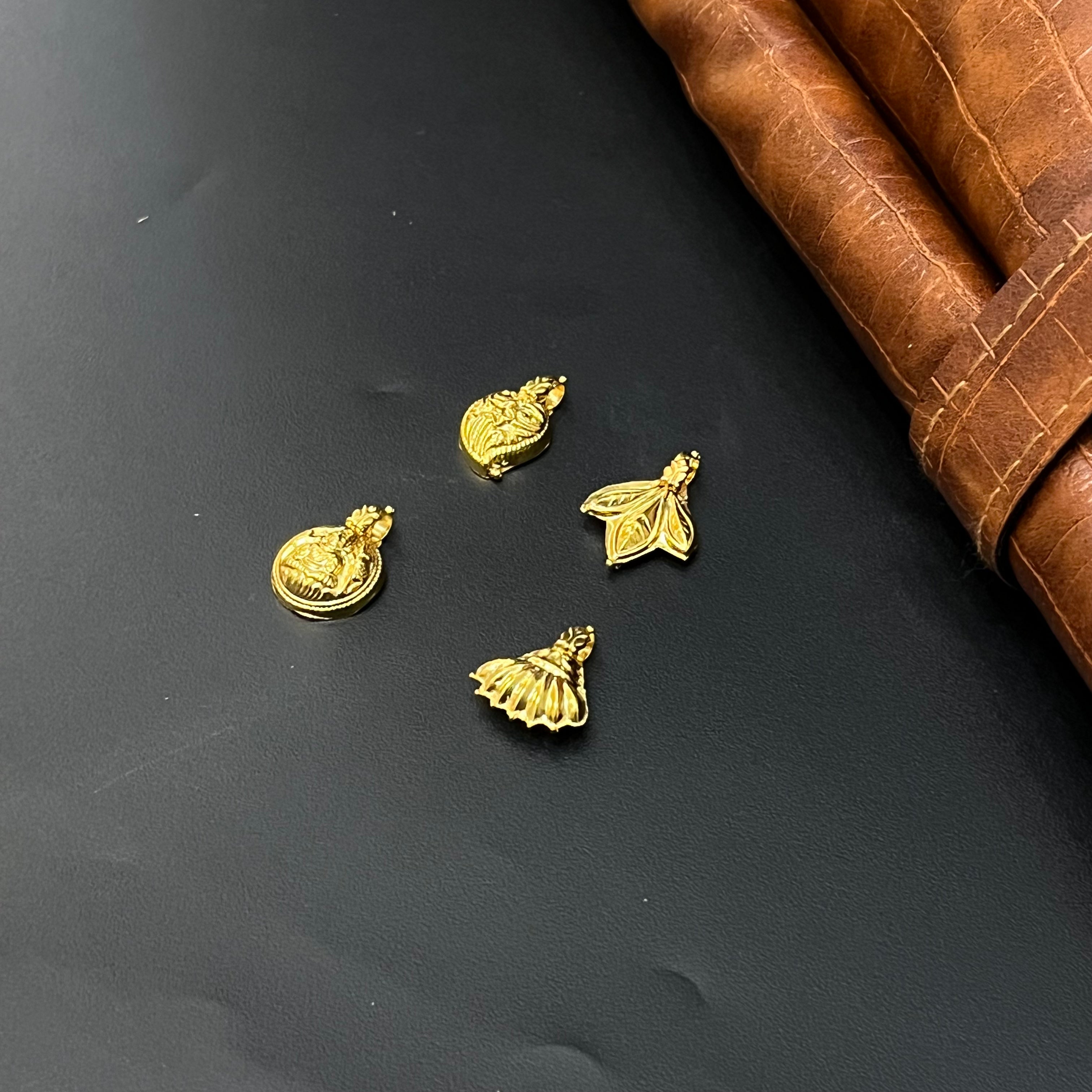 Silver Thali Mangalayam items Gold Finished