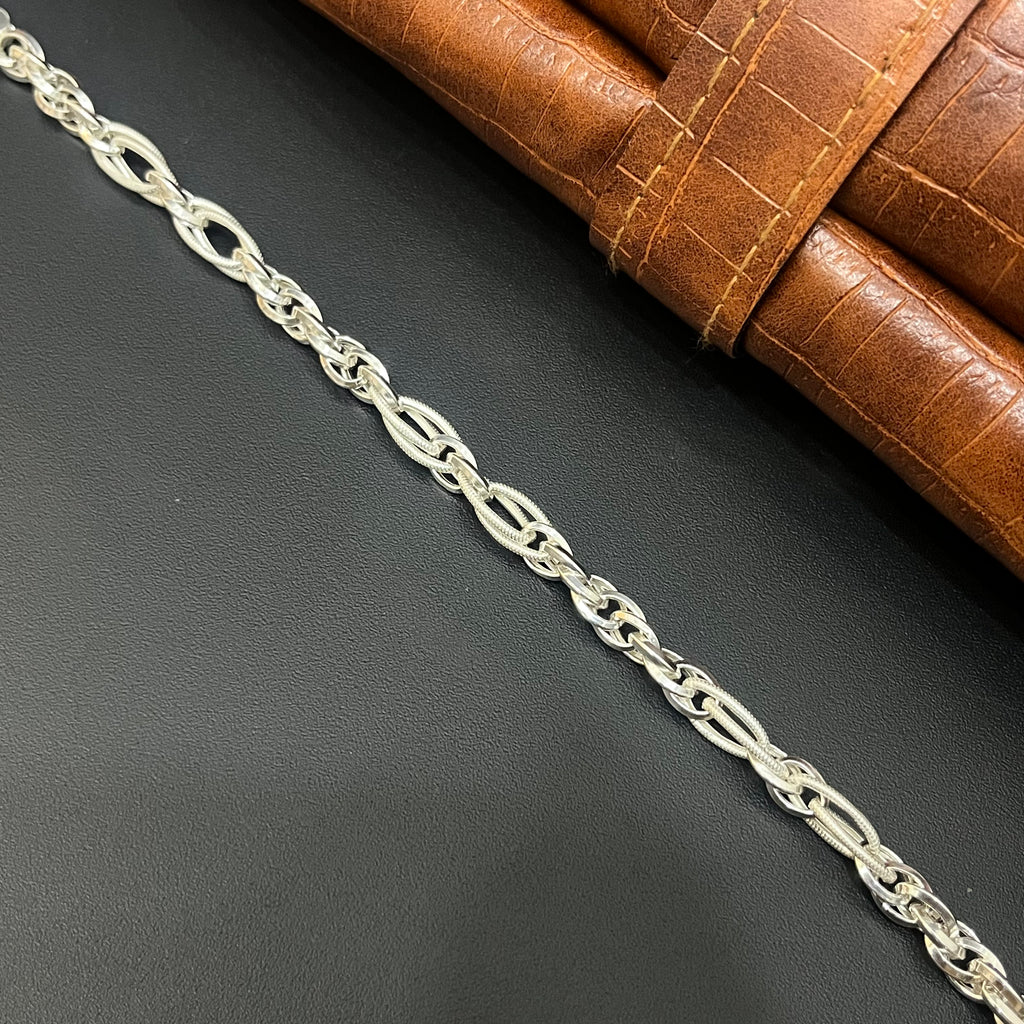 Silver Mens Bracelet Indo Italy MS01 925
