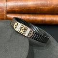 Silver Mens Flexible Bracelet FB13 925