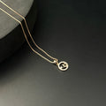 Ladies Cricle Star Pendant