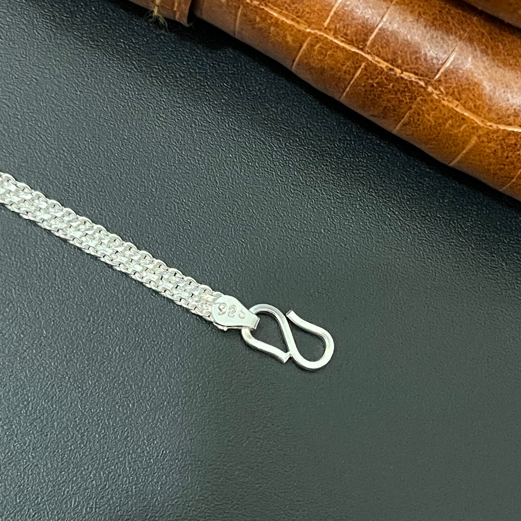 Silver Mens Chain Flat 22inches 925
