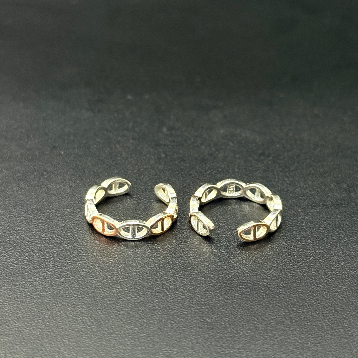 Ladies Toe Rings Round Chain