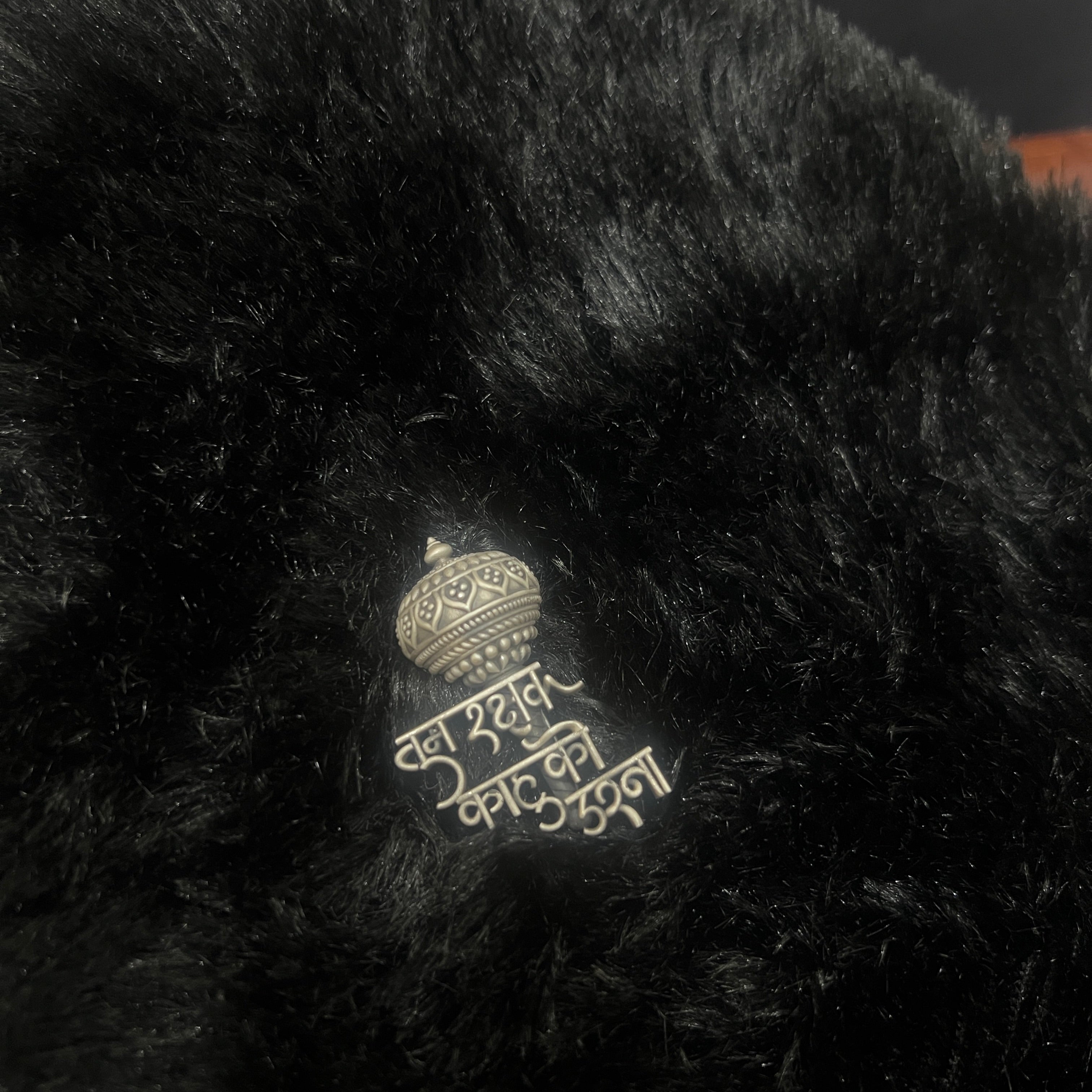 Silver Mens Brooch Shree Ram Royal Kalash 925