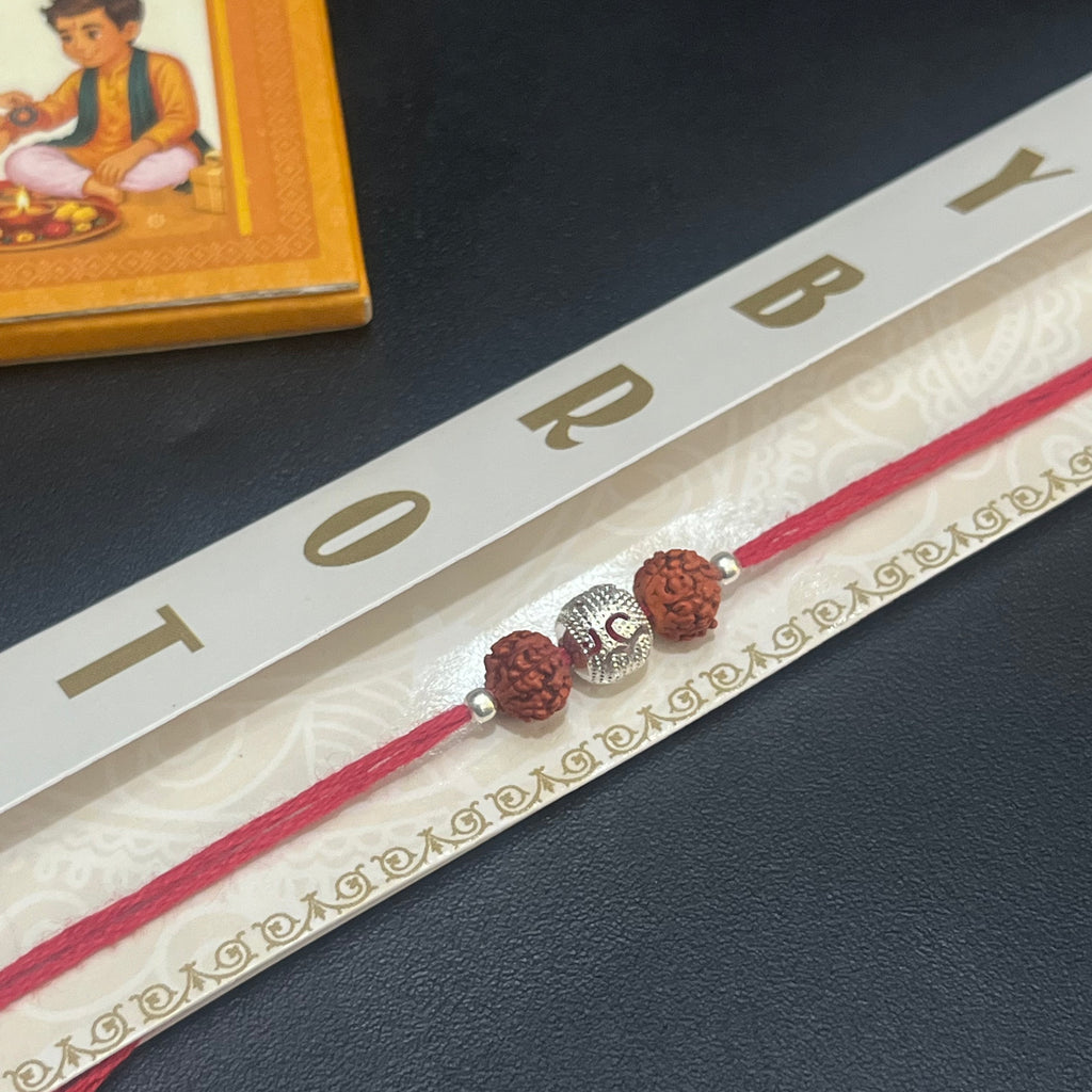 Silver Rakhi Combo