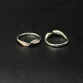 Ladies Silver Toe Rings_Mini Blossom SS