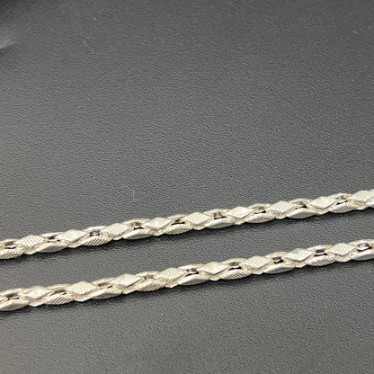 Silver Kathli Silver Finished Matte Finished