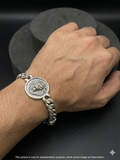 Silver Gents Bracelet Lion Sachin
