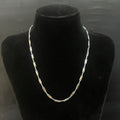Silver Mens Chain Link Locks