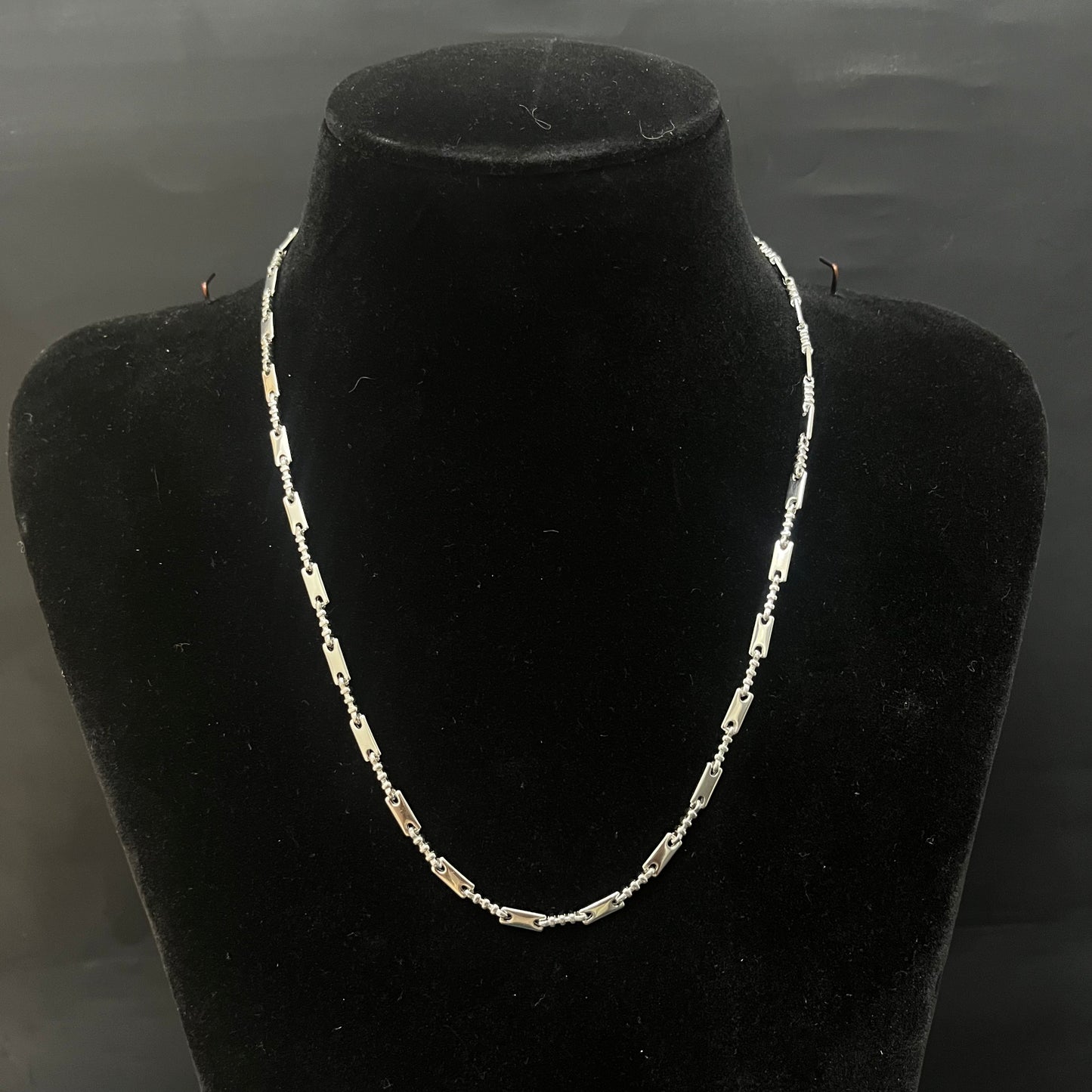 Silver Mens Chain Link Locks