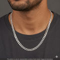 Men's Silver Chain Silver Kadap