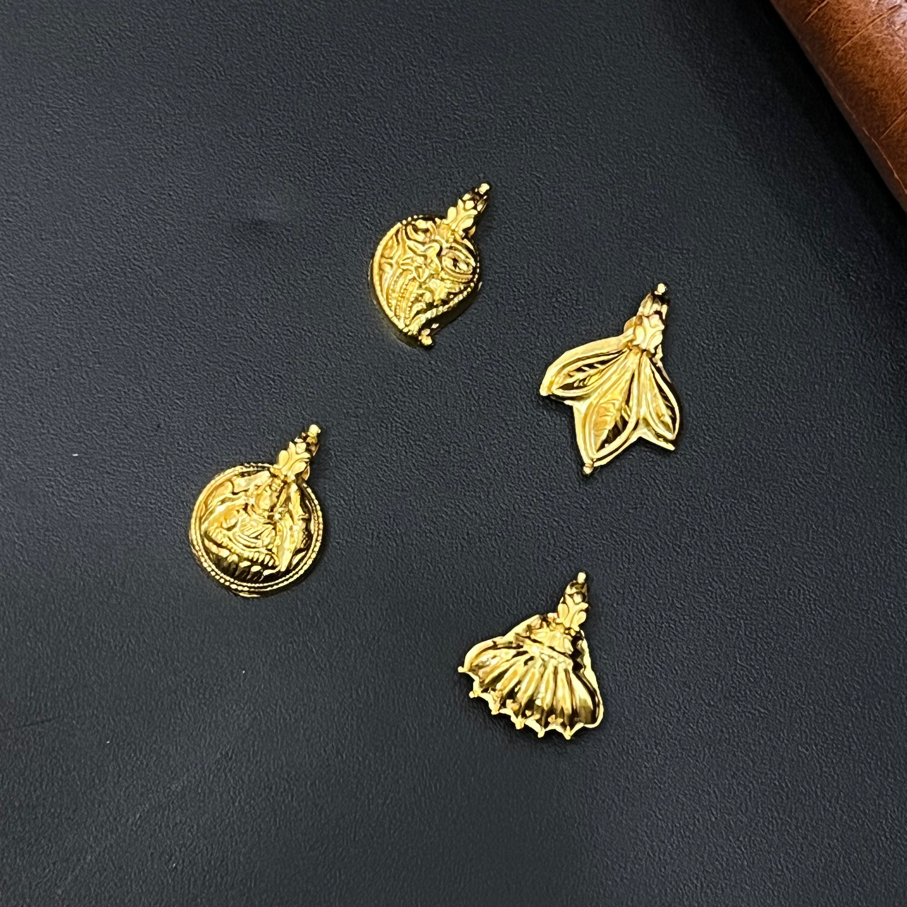 Silver Thali Mangalayam items Gold Finished