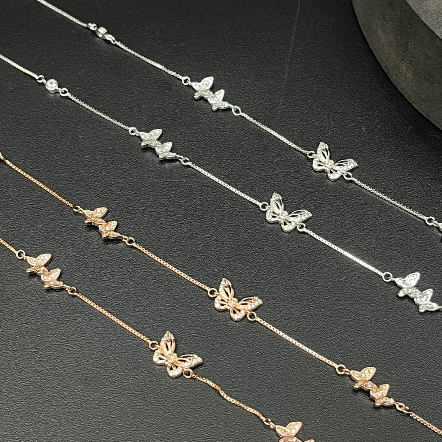 Ladies Anklet Butterfly Design