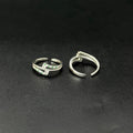 Ladies Toe Rings Curvy Stones