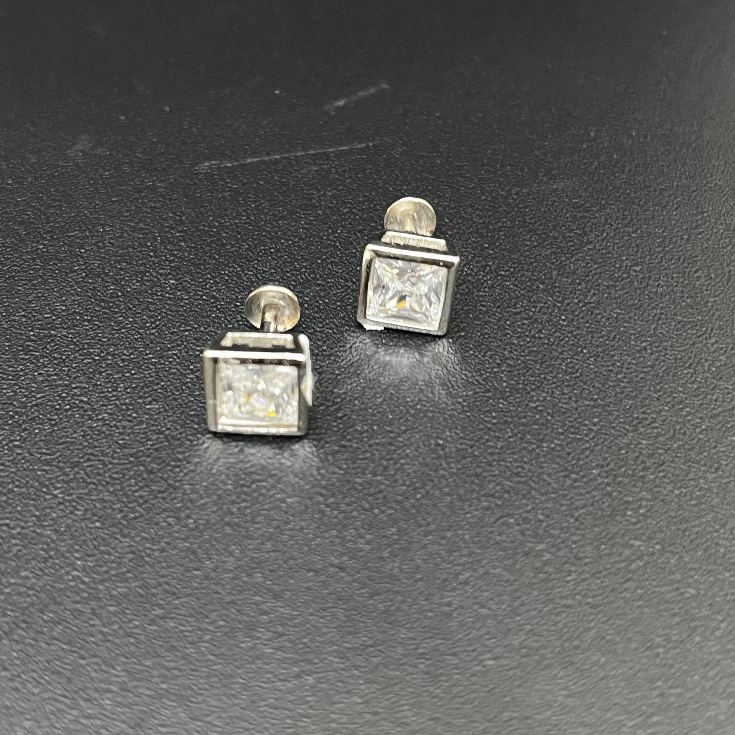 Silver Studs Square Design