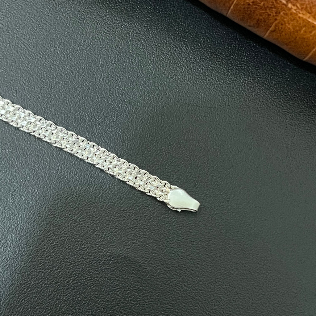 Silver Mens Chain Flat 22inches 925
