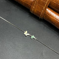 Silver Ladies Bracelet Butterfly Vine Elegance Green 925