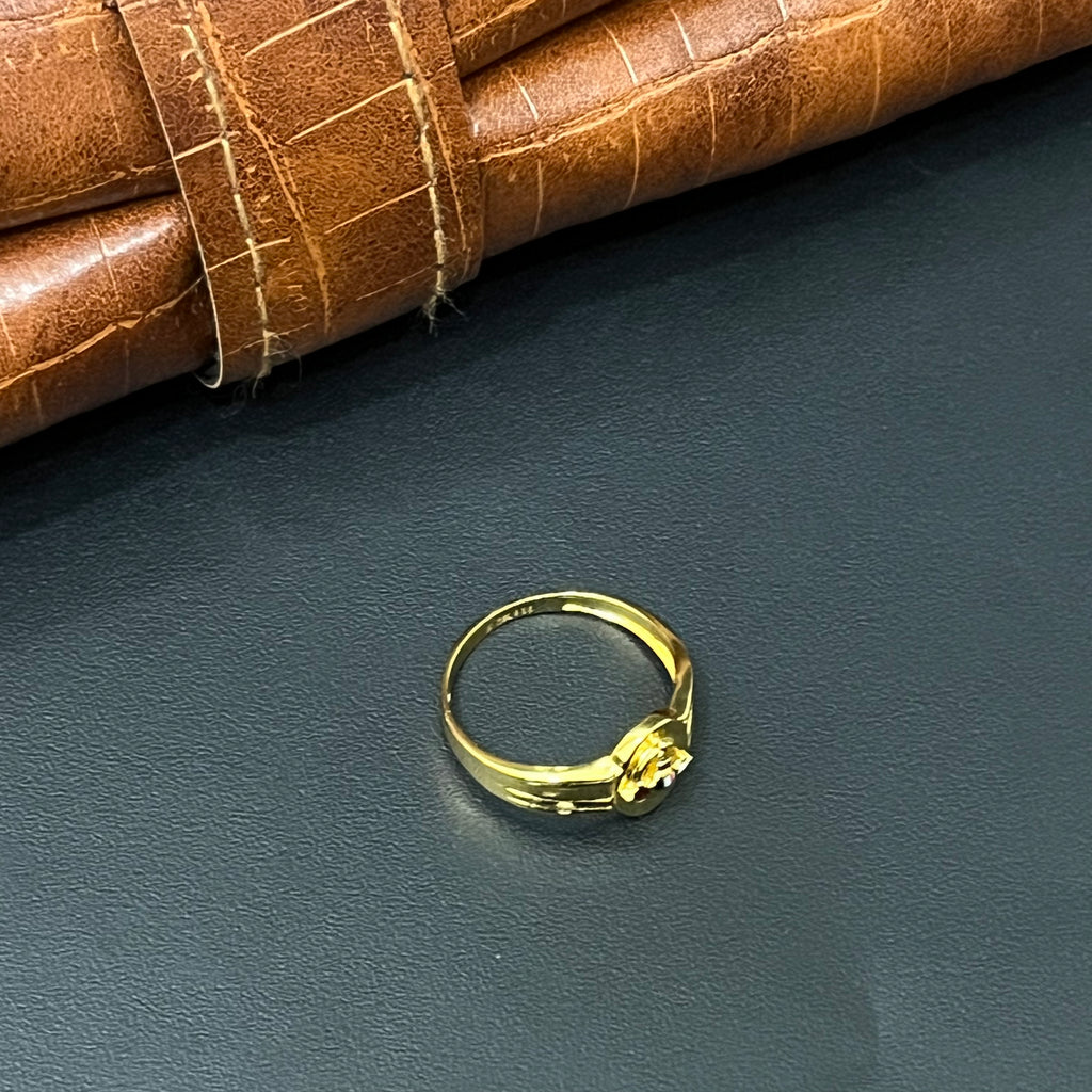 Silver Ring Tirupathi Balaji Gold Finished 925 5