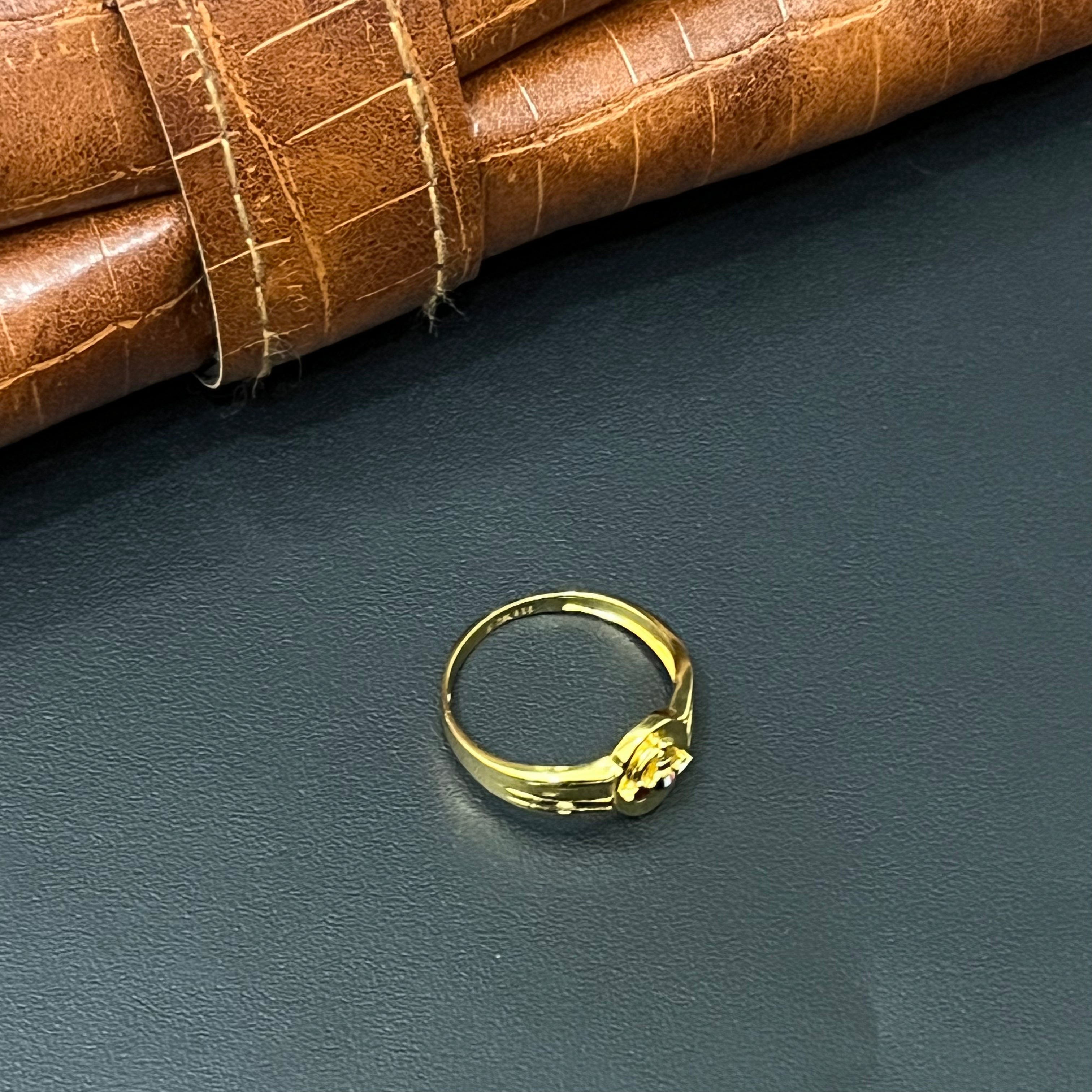 Silver Ring Tirupathi Balaji Gold Finished 925 5