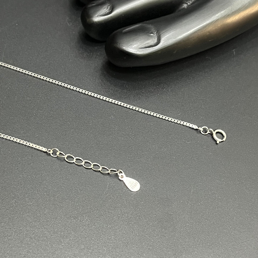 Silver Ladies Anklet Three Infinity Crystal Stone 925