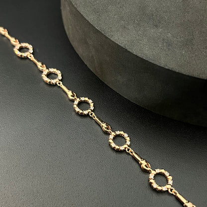 Silver Ladies Bracelet Circle RG