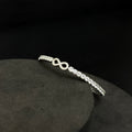 Ladies Silver Infinity Design Wrist Band