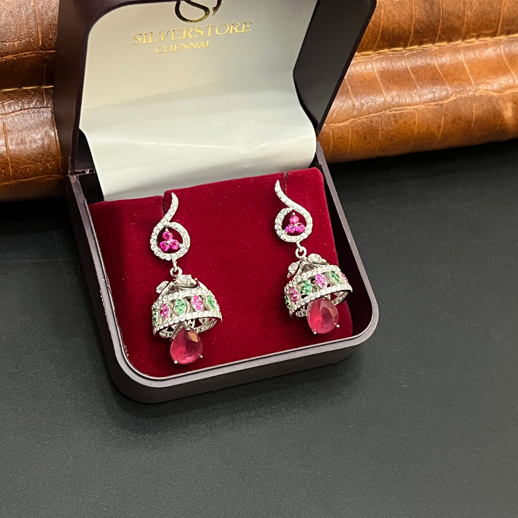 Silver Ladies Jimki Premium Ruby Cascade Edition 925
