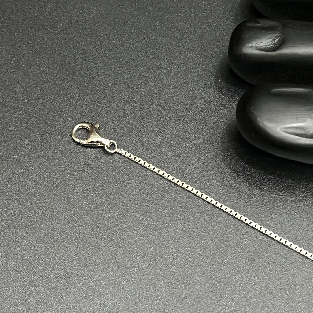 Silver Ladies Anklet Royal Hexagon Charm 925