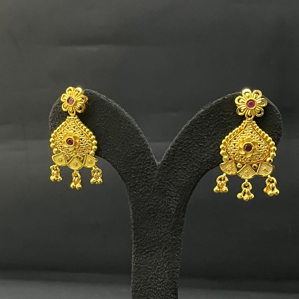 Silver Gold Finished Haram Set Imported 925