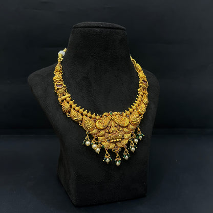 Silver Gold Finished Antique Wedding Set