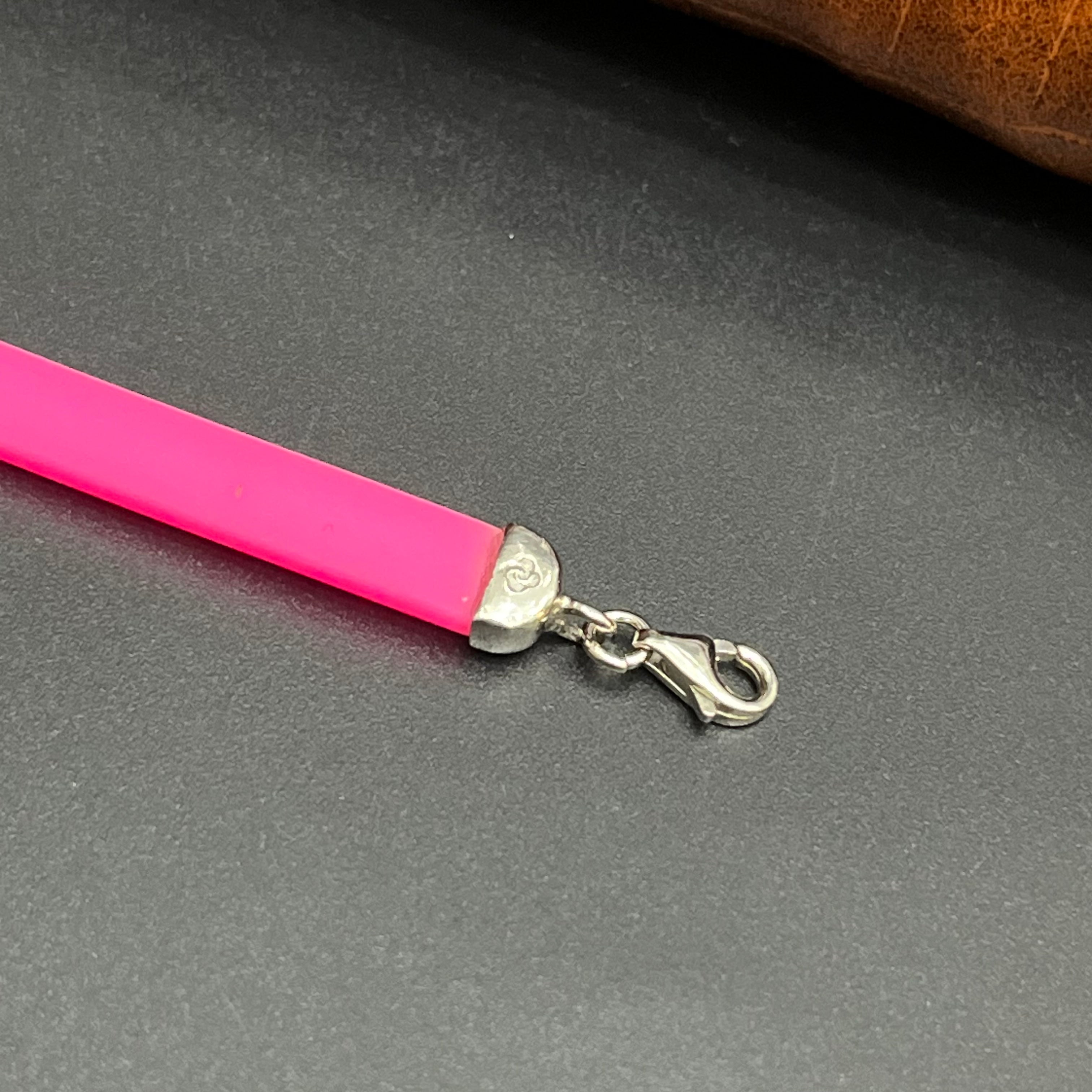 Silver Kids Bracelet Cute Characters Charms BABY Pink Band 925
