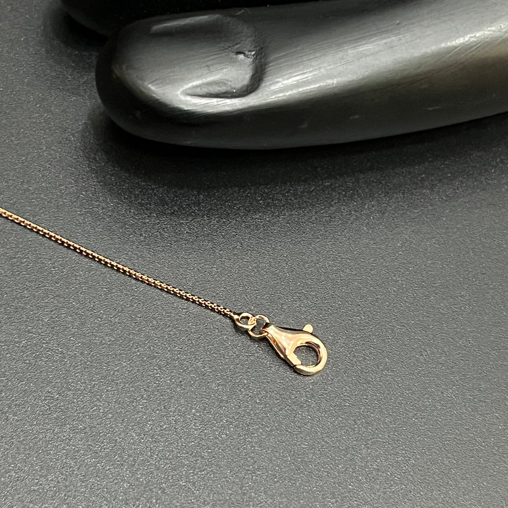 Silver Ladies Anklet Petal Leaf Beeds Crystal Rose Gold 925