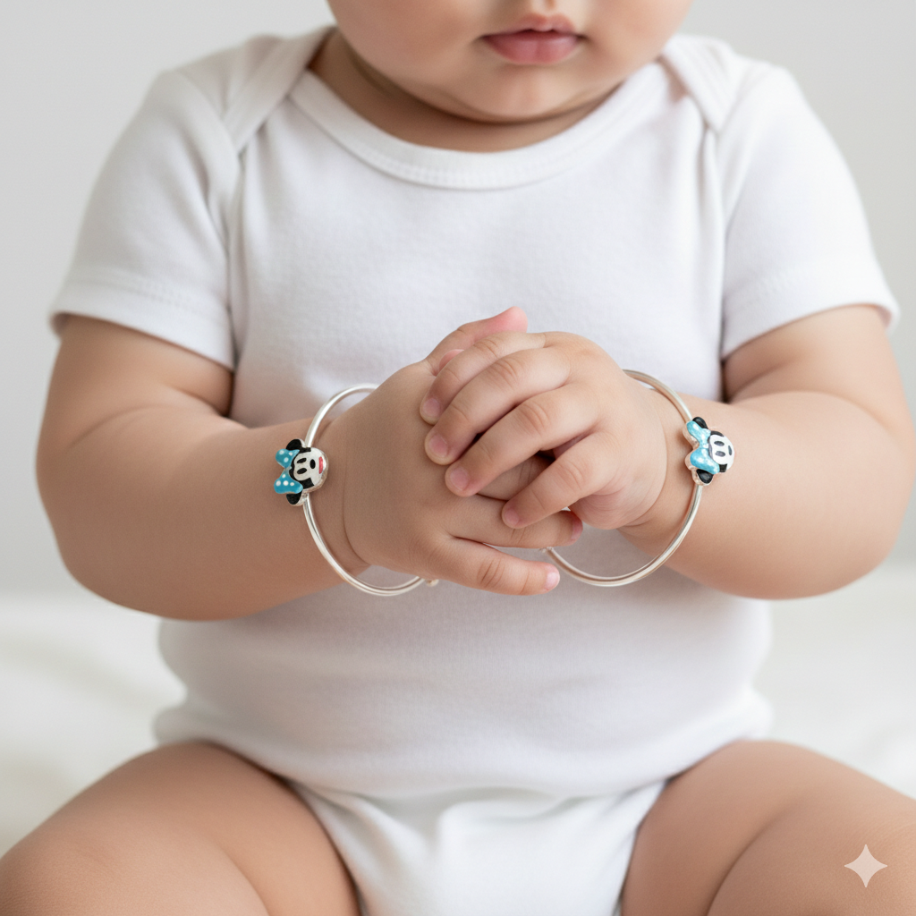 Silver Baby kada Mouse Blue