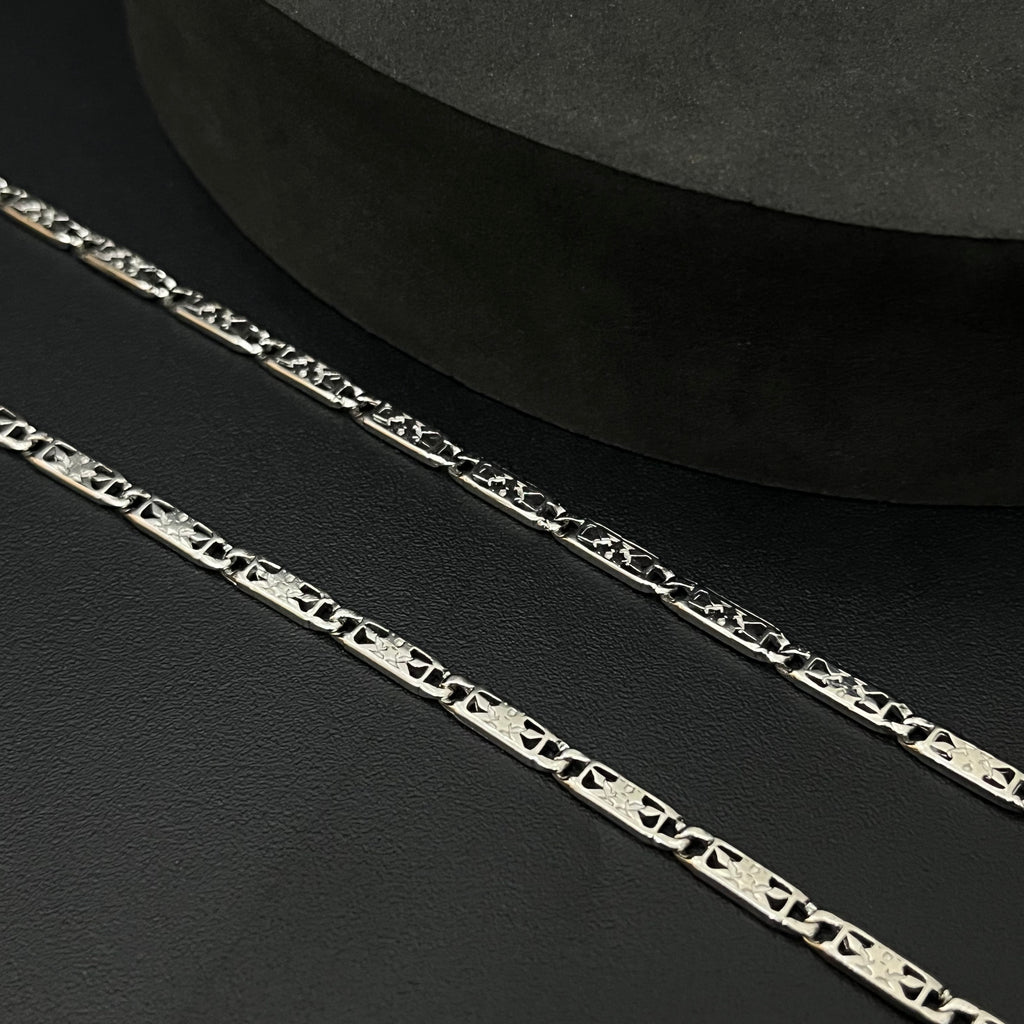 Silver Mens Chain Classic Cut